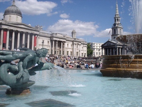 Trafalgar square, London