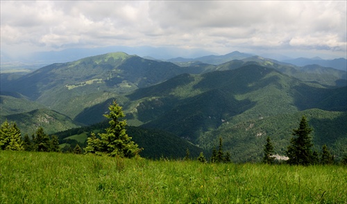 Výhľady z Borišova (Veľká Fatra)