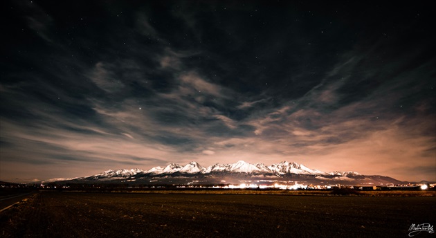 Tatry za mesačného svitu