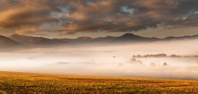 Panoráma Liptovského rána