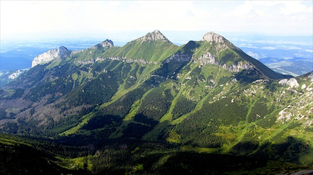 Zprava Žiarska vidla,Havran,Nový,Muráň v Belianskych Tatrách