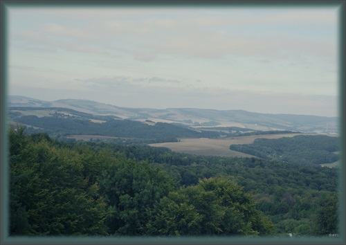 Myjavské kopanice - pohľad z Bradla