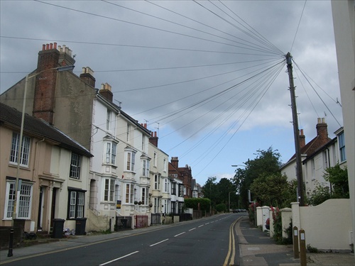 wires over the road