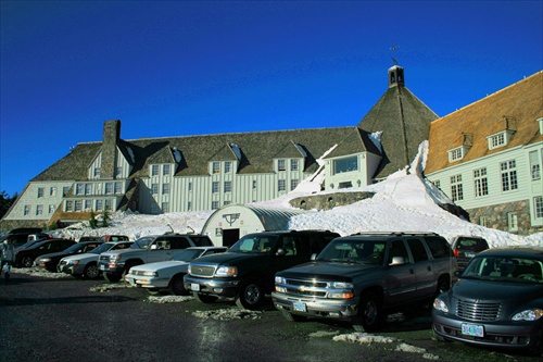 Horsky hotel Timberline, Mt. Hood, Oregon USA,