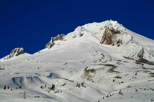 Mt. Hood, 3,426m, Oregon, USA