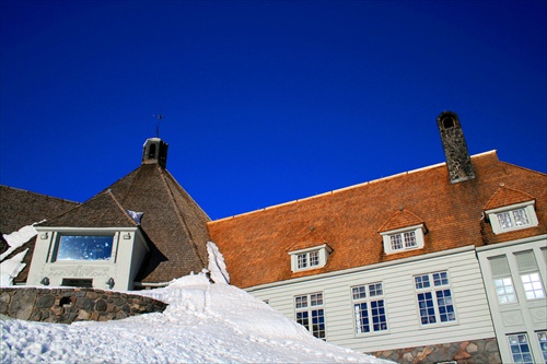 Horsky hotel Timberline, Mt. Hood, Oregon USA,