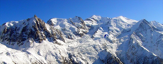 Paraglajding v Chamonix