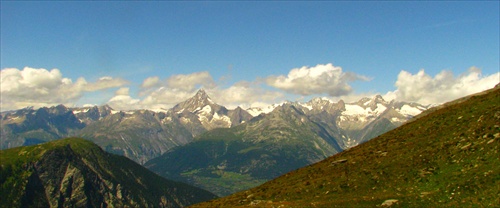 Alpy - Monte rosa