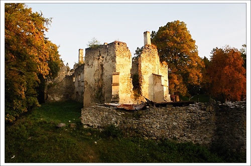 západ slnka nad Sklabiňou