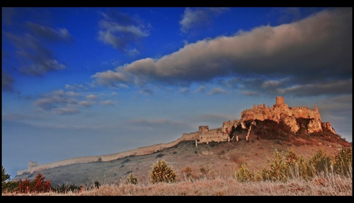 Spišský hrad ráno