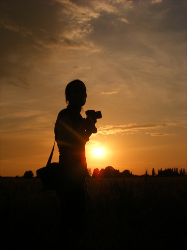 Fotografka v akcii