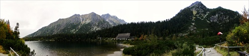 Popradske pleso panorama