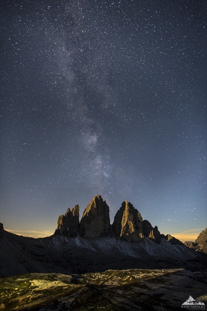 * Noc nad Tre Cime D´Lavaredo 2999 m n.m *