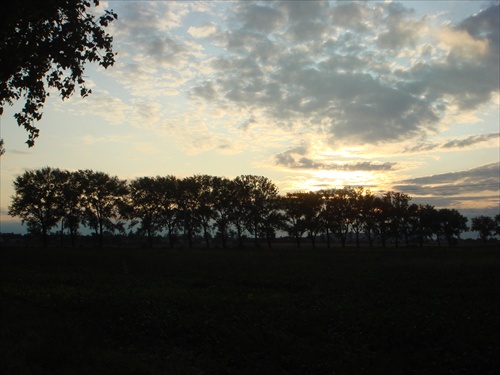 Západ slnka nad Šuranmi (pre Viktora)