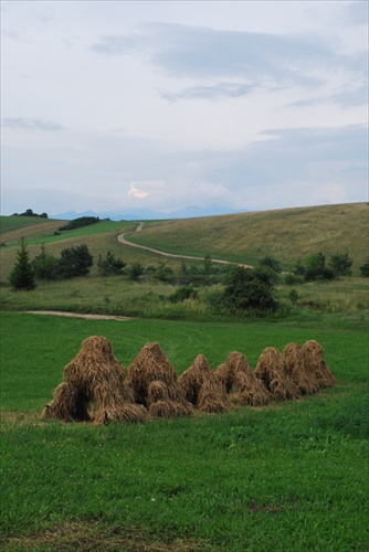 koliby - opačný pohľad