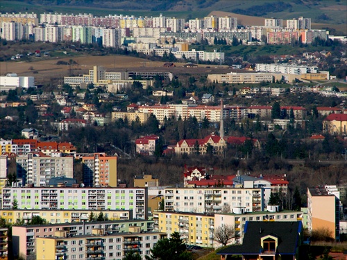 Pohľad do diaľav Banskej Bystrice