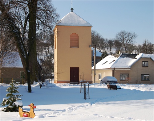 Zvonica pri evanjelickom kostole v Turej Lúke