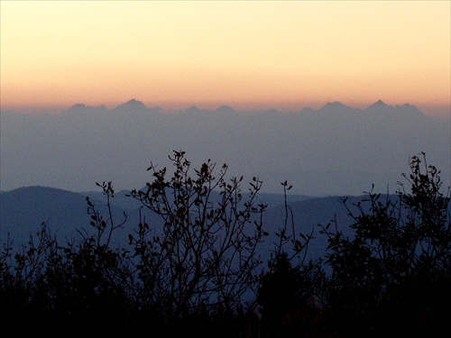 Vysoké Tatry z Kojšovskej hole