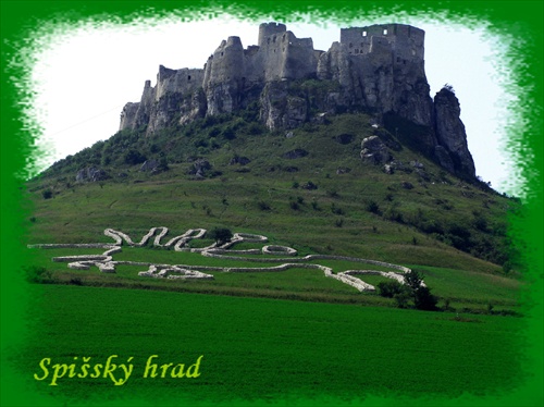 Spišský hrad a travertínový kôň