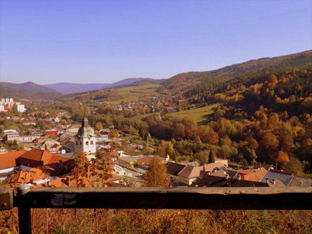 Gelnica- pohľad zo Zámčiska