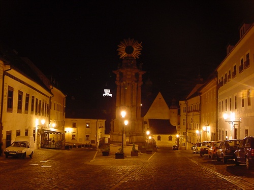 nočná Banská Štiavnica