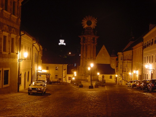 nočná Banská Štiavnica