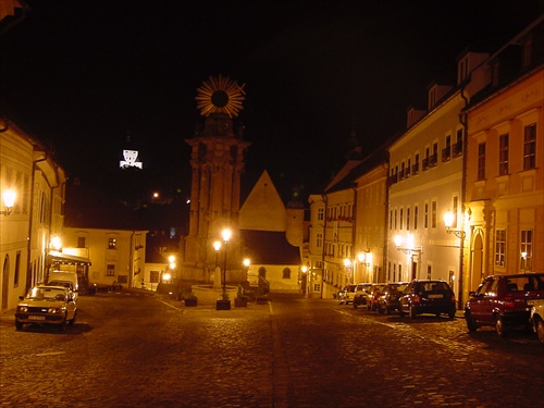 nočná Banská Štiavnica