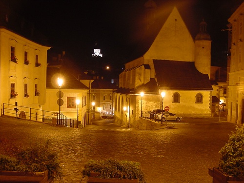 nočná Banská Štiavnica