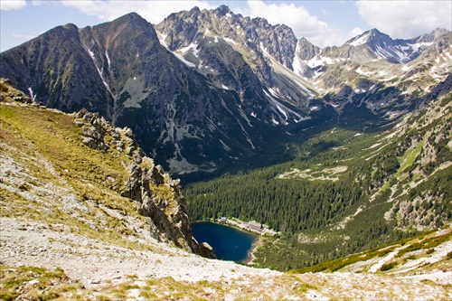 Pohlad na Popradske pleso