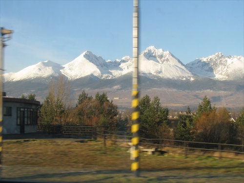 V. Tatry - foto z vlaku