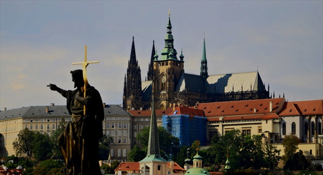 Praha Hradčany...a týmto smerom pôjdeme...