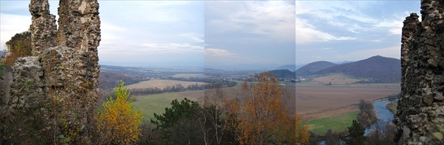 Revištský hrad 2010 panoráma