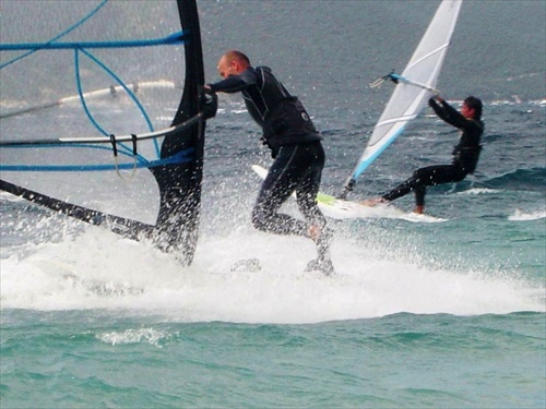 windsurfing