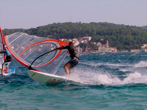 windsurfing