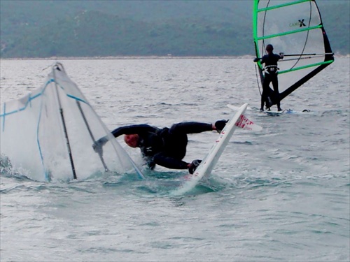 windsurfing