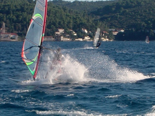 windsurfing