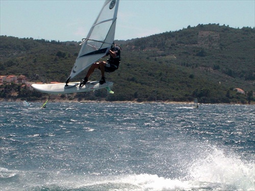 windsurfing