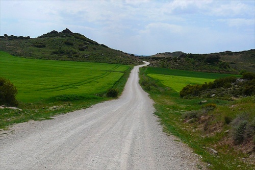 Camino Aragones (30) -zasa prašnými cestami