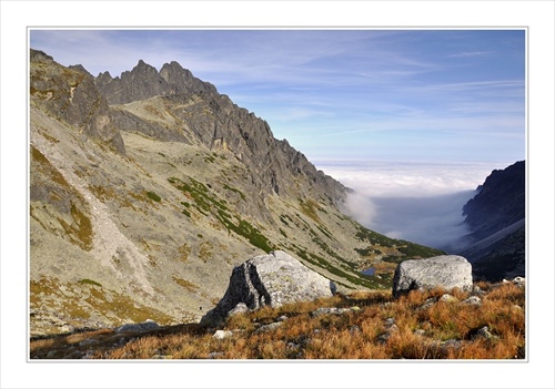 Podvečer nad oblakmi