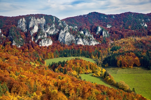 Súľovské skaly a jeseň