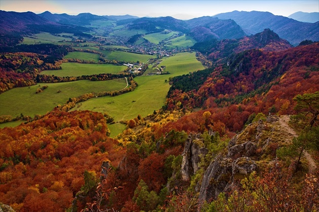 Súľov- Hradná z výhliadky