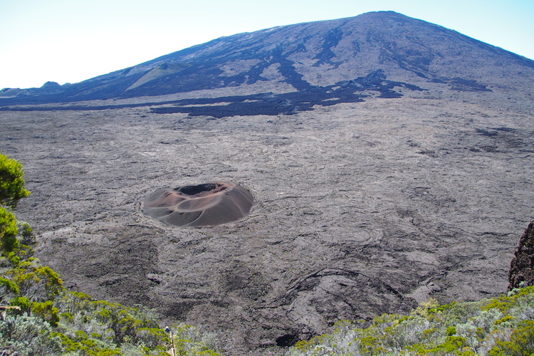 Sopka Piton de la Fournaise , Reunion