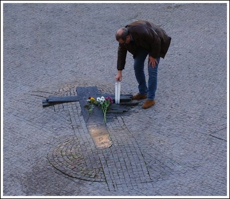 Ján Palach ... Pamätník (Prahe)