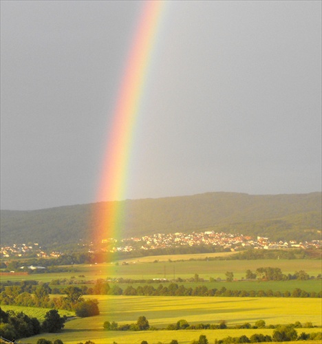 Dúha -včera po búrke..