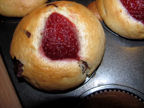 jahôdkový muffin :)