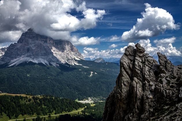 Pohľad na Monte Pelmo