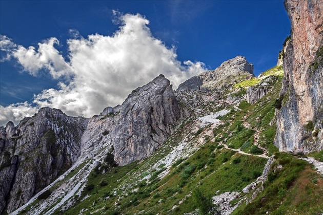 Výstup na Rifugio Coldai