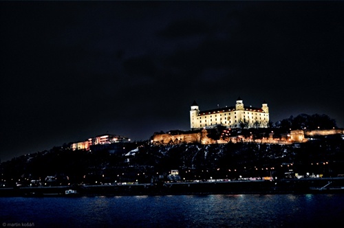 Bratislava Castle Night