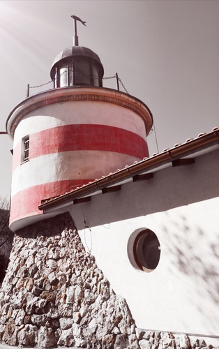 Lighthouse in the middle of urban jungle 