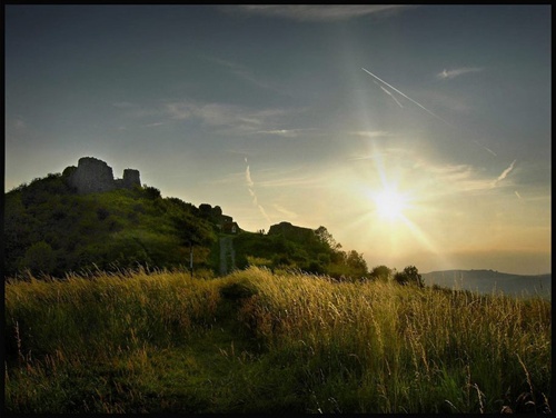 západ nad brančom